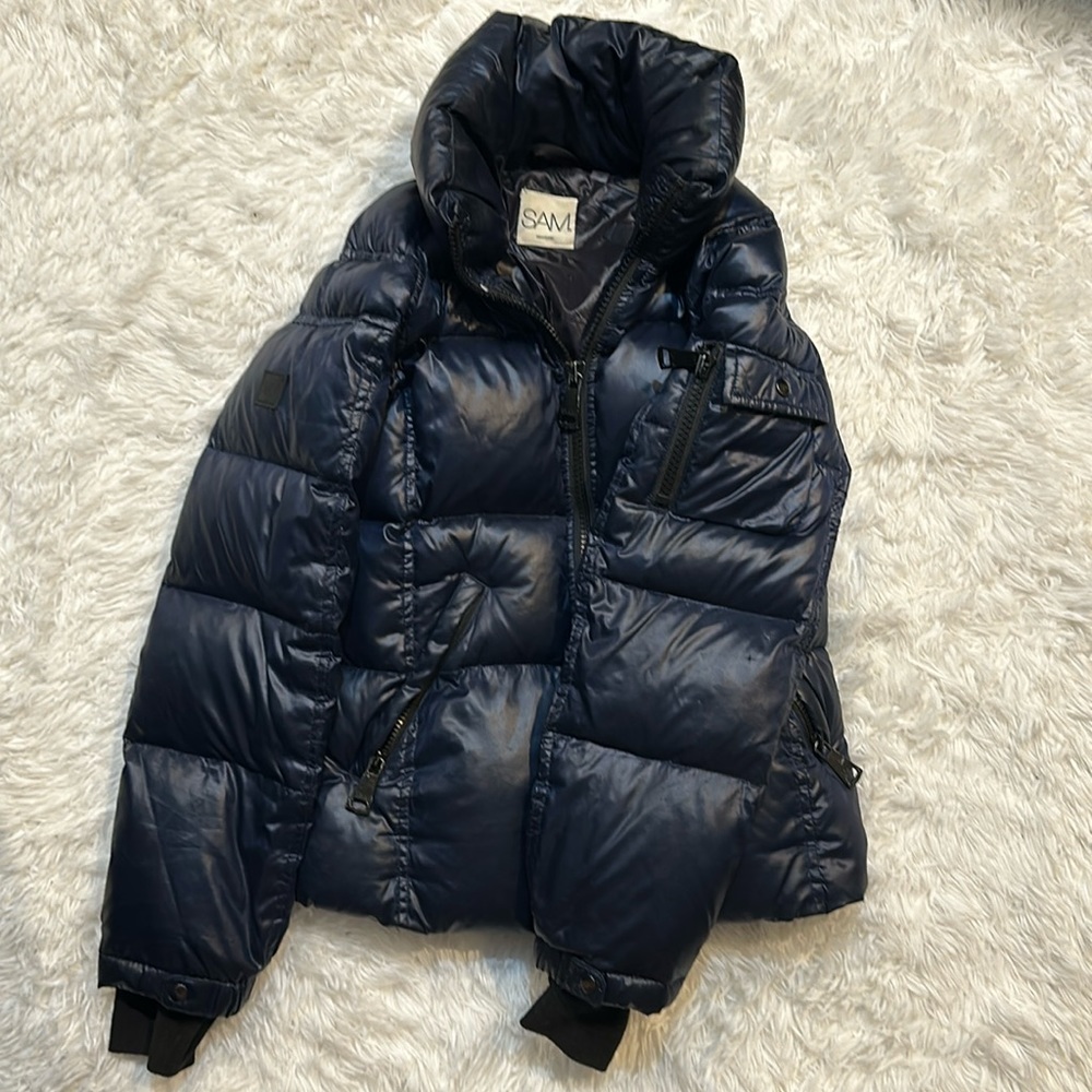 SAM. Girls Freestyle Down Jacket Big Kid Size 14 Like New
